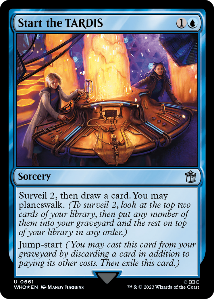 Start the TARDIS (661) Foil - Doctor Who