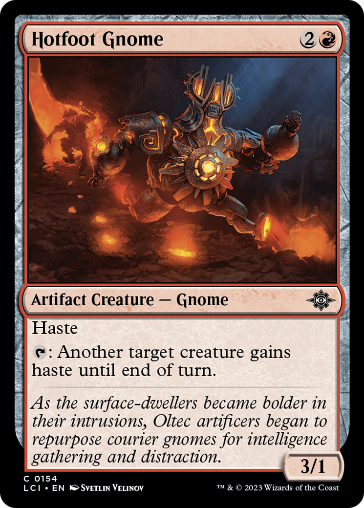 Hotfoot Gnome (154) Foil - The Lost Caverns of Ixalan