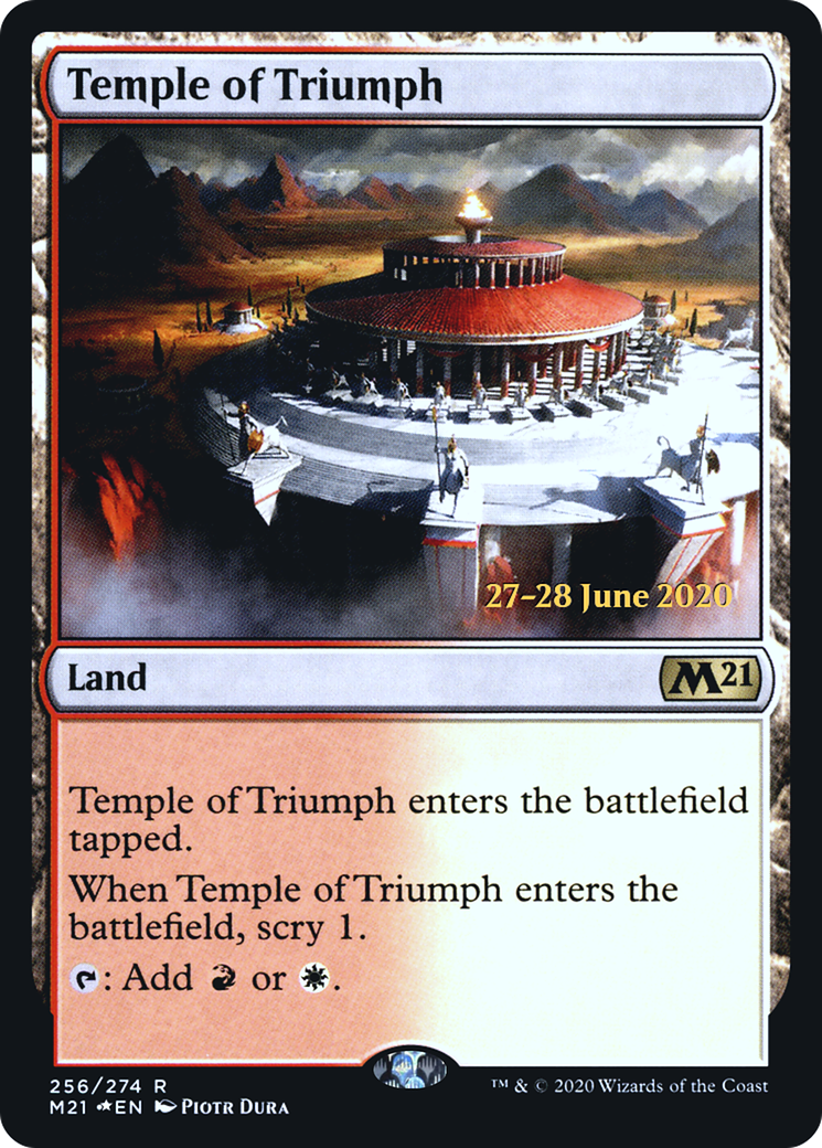 Temple of Triumph (M21) (256) Foil - Core Set 2021 Promos