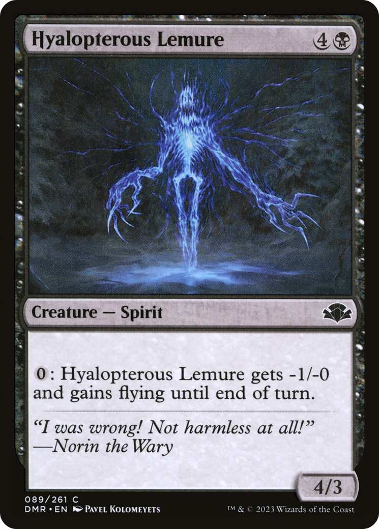 Hyalopterous Lemure (089) - Dominaria Remastered