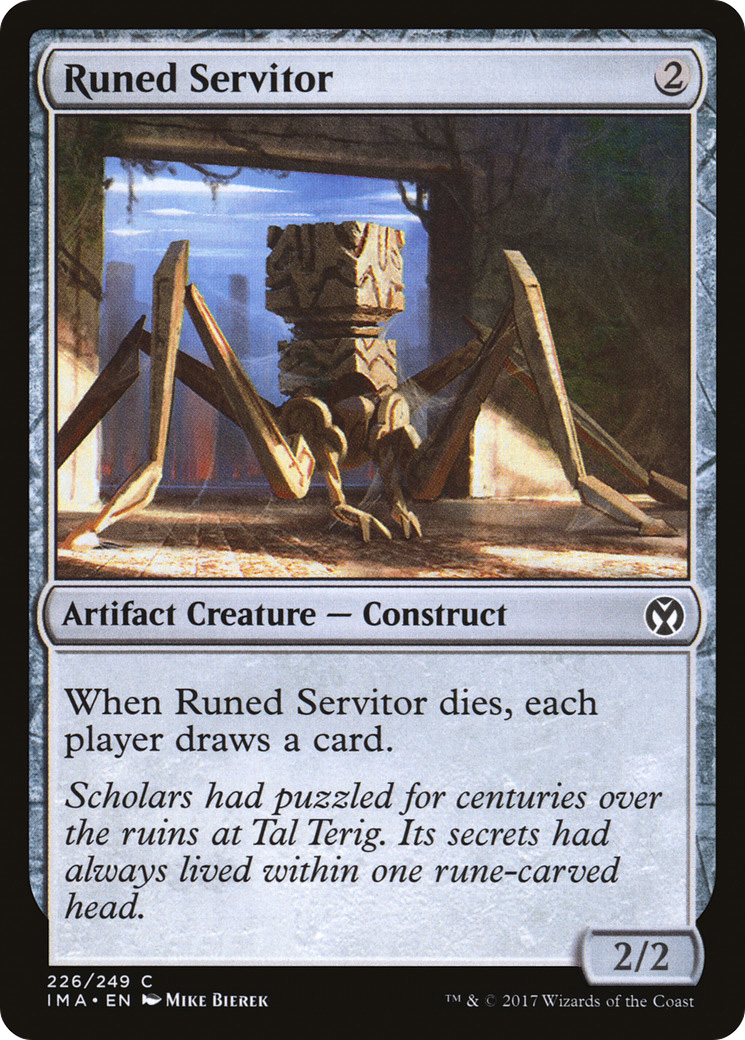 Runed Servitor (226) - Iconic Masters