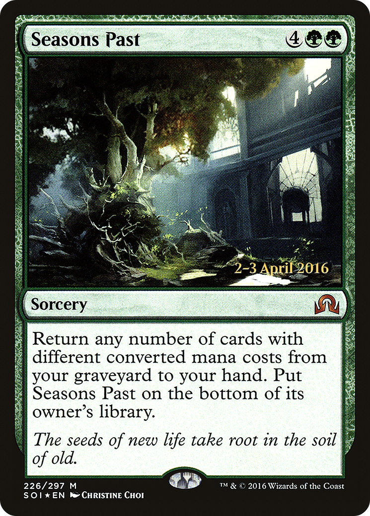 Seasons Past (226) Foil - Shadows over Innistrad Promos