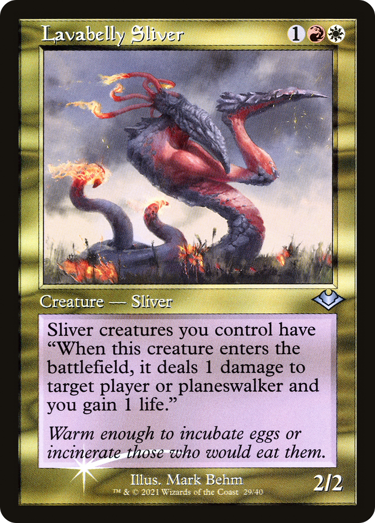 Lavabelly Sliver (Retro) (029) Foil - Modern Horizons 1 Timeshifts