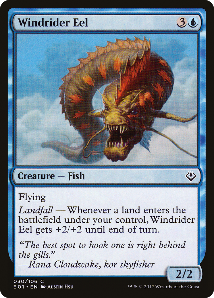 Windrider Eel (030) - Archenemy: Nicol Bolas