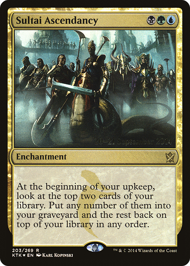 Sultai Ascendancy (203) Foil - Khans of Tarkir Promos