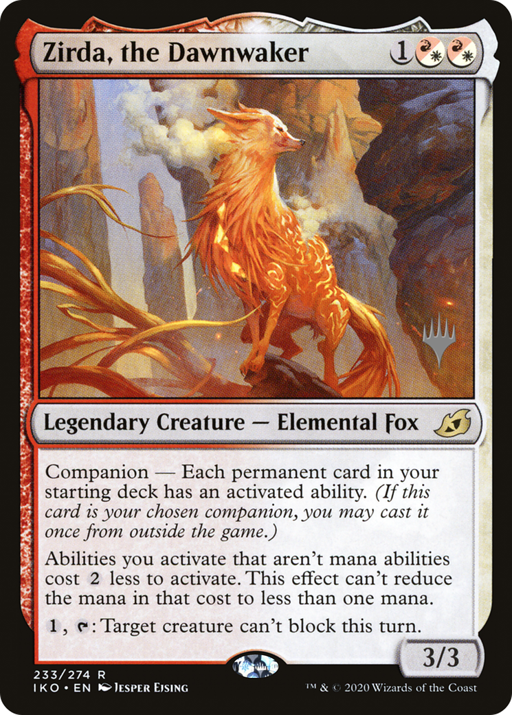 Zirda, the Dawnwaker (233) Foil - Ikoria: Lair of Behemoths Promos