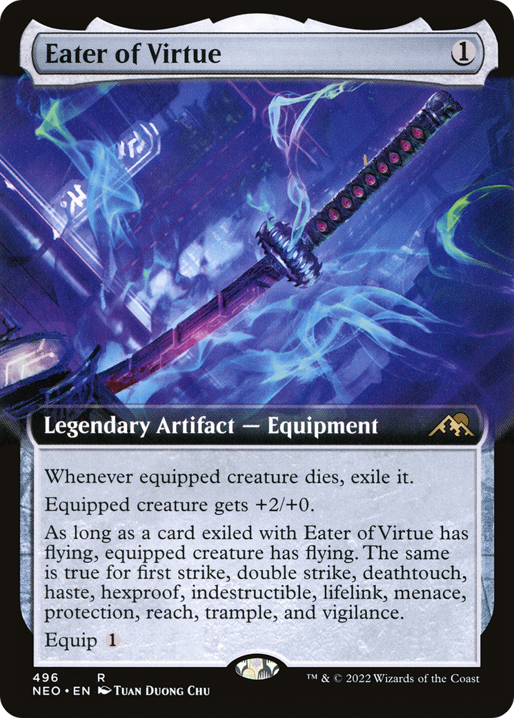 Eater of Virtue (Extended Art) (496) - Kamigawa: Neon Dynasty