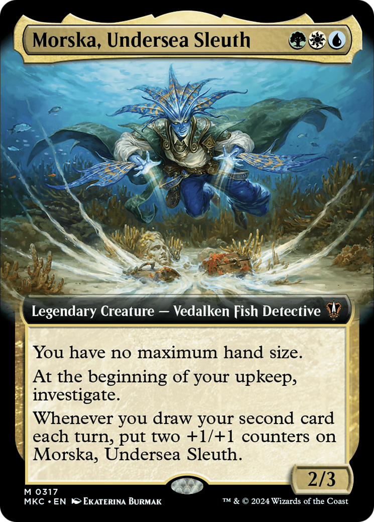 Morska, Undersea Sleuth (Extended Art) (317) Foil - Murders at Karlov Manor Commander