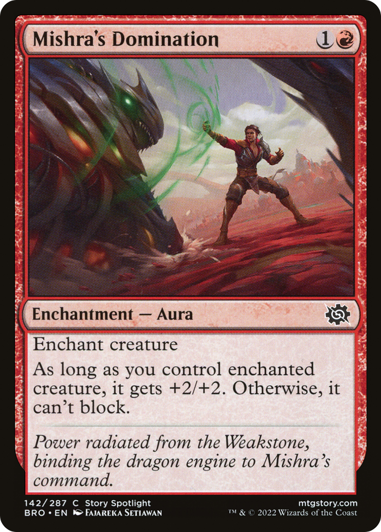 Mishra's Domination (142) Foil - The Brothers' War