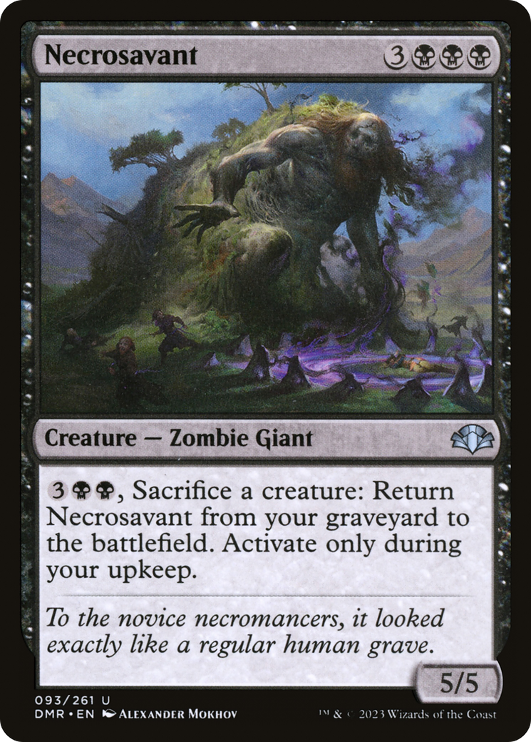 Necrosavant (093) Foil - Dominaria Remastered