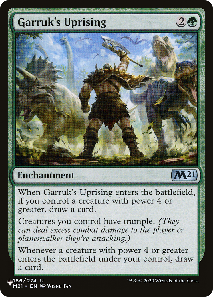 Garruk's Uprising (M21-186) - The List