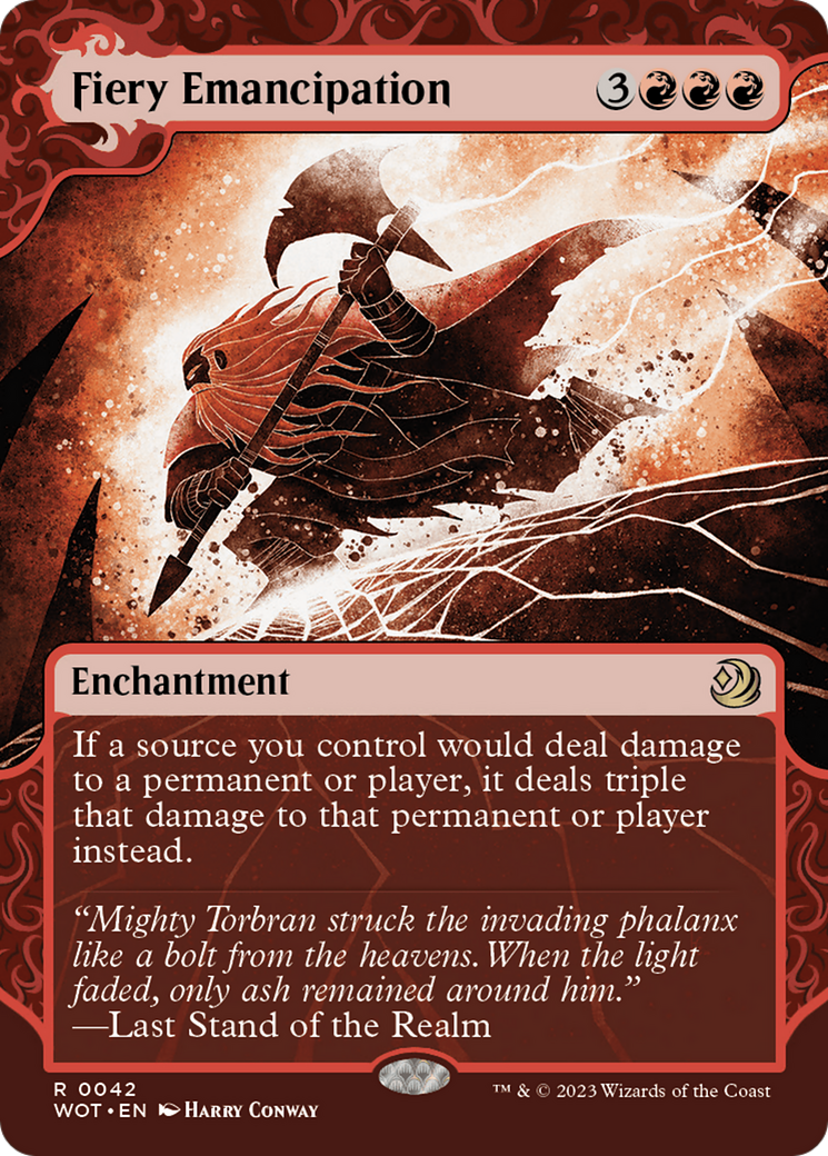 Fiery Emancipation (Showcase) (042) - Wilds of Eldraine: Enchanting Tales