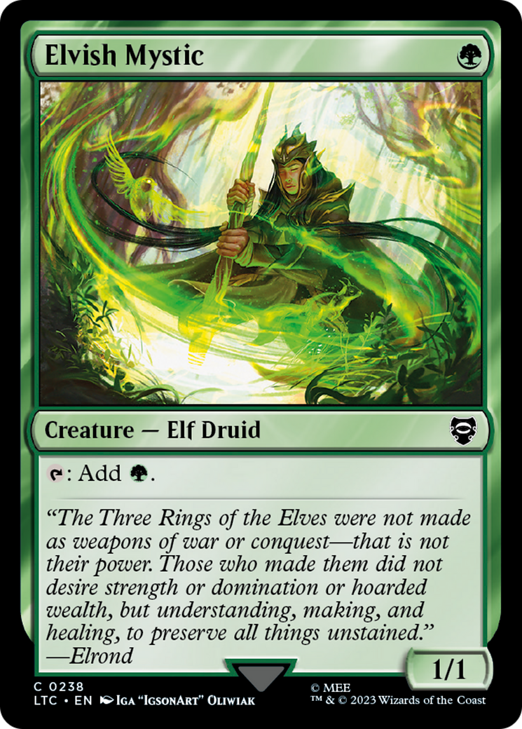 Elvish Mystic (238) - Tales of Middle-earth Commander