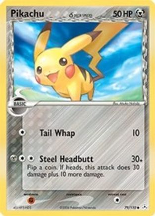 Pikachu (Delta Species) (79) - Holon Phantoms