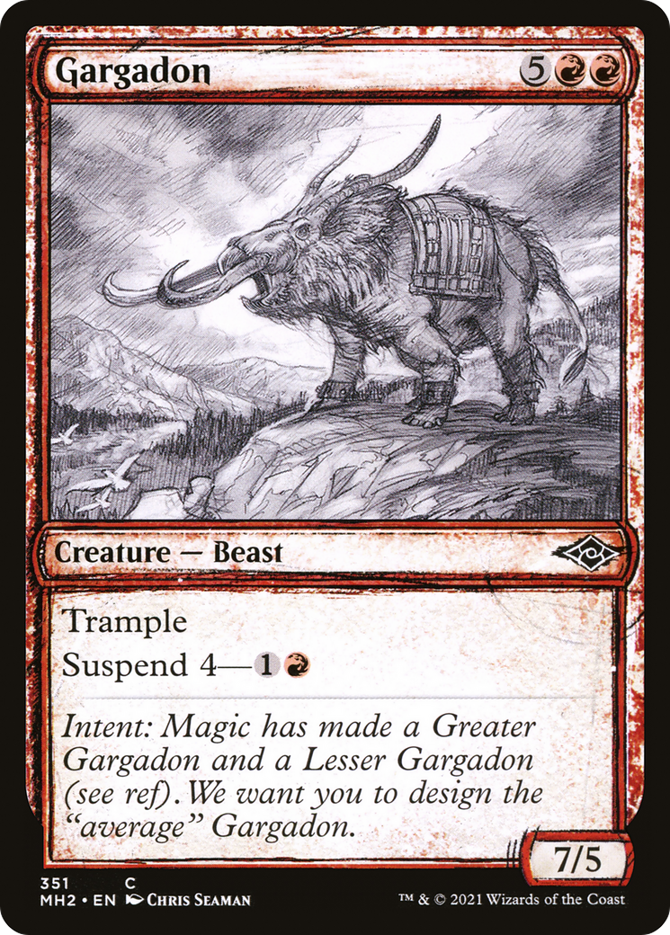 Gargadon (Showcase) (351) Foil - Modern Horizons 2
