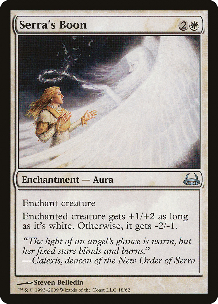 Serra's Boon (018) - Duel Decks: Divine vs. Demonic