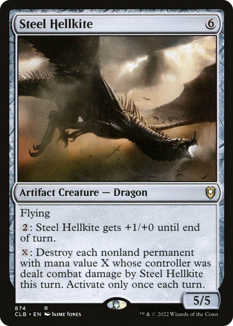 Steel Hellkite (874) - Commander Legends: Battle for Baldur's Gate