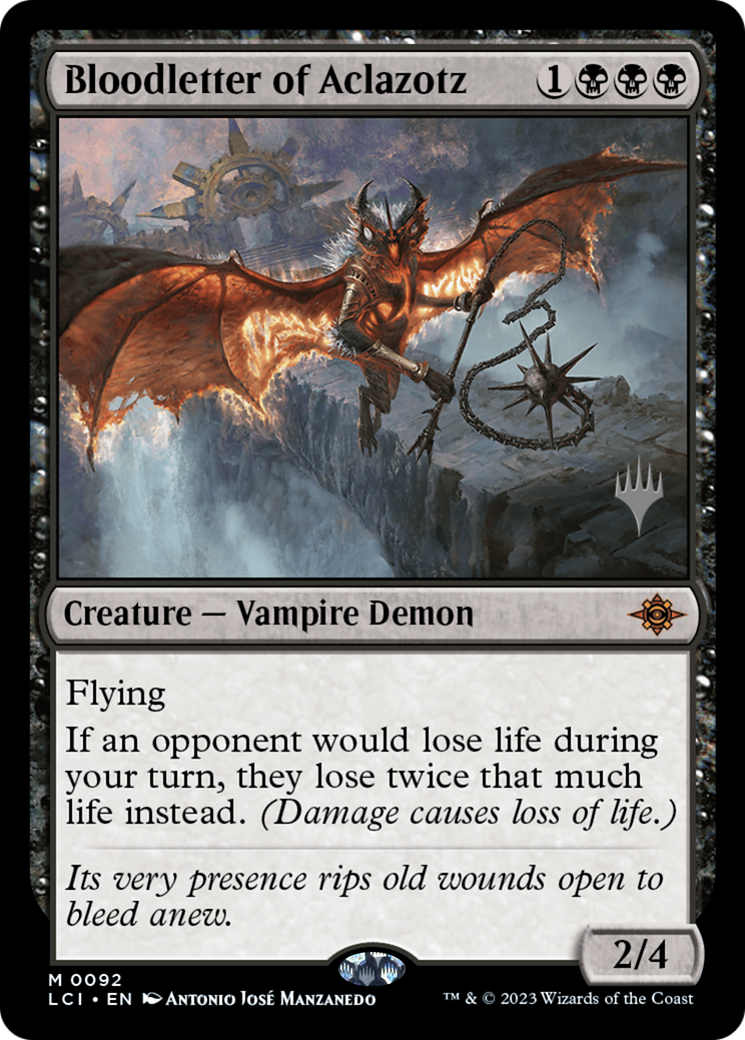 Bloodletter of Aclazotz (092) Foil - The Lost Caverns of Ixalan Promos