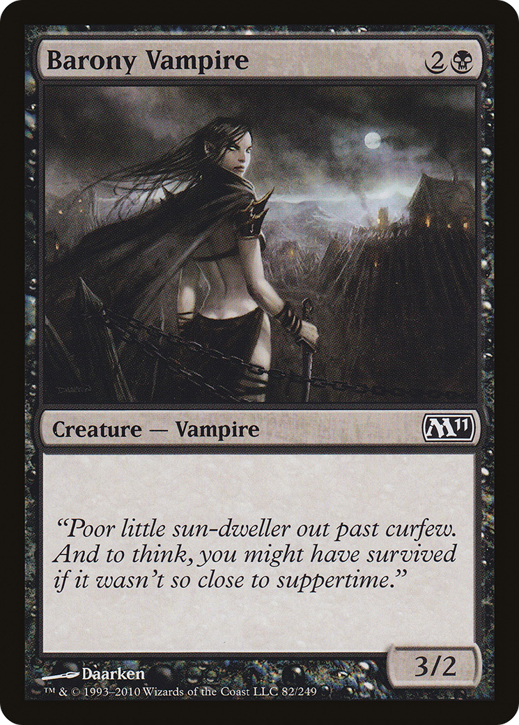 Barony Vampire (082) Foil - Magic 2011