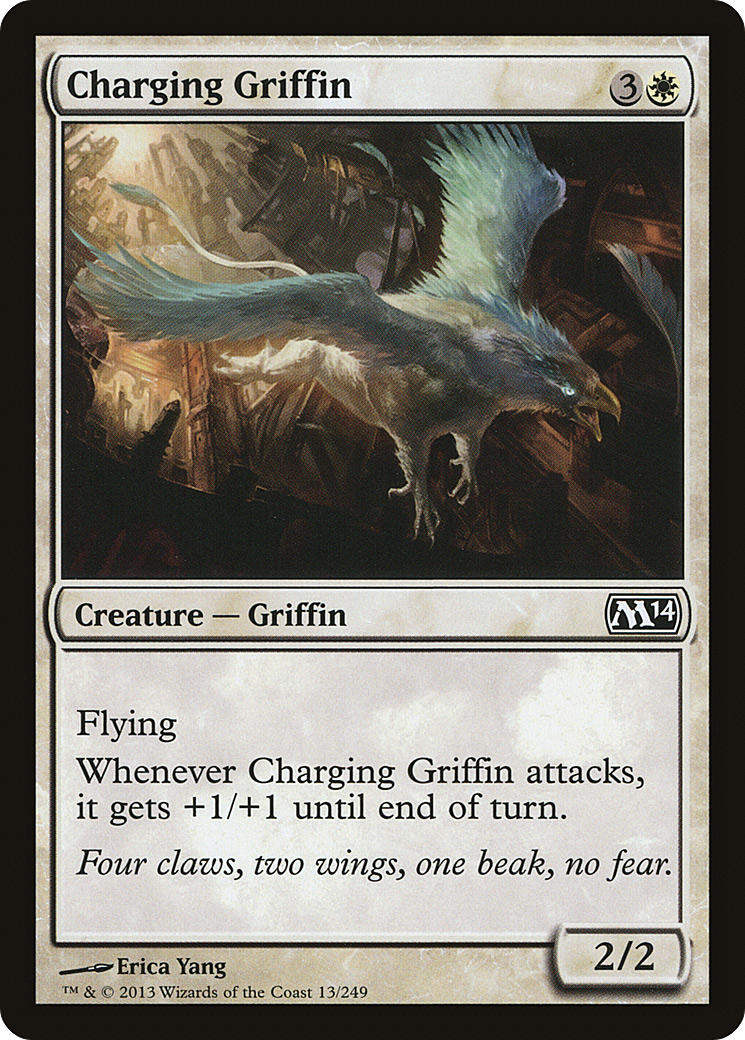Charging Griffin (013) Foil - Magic 2014