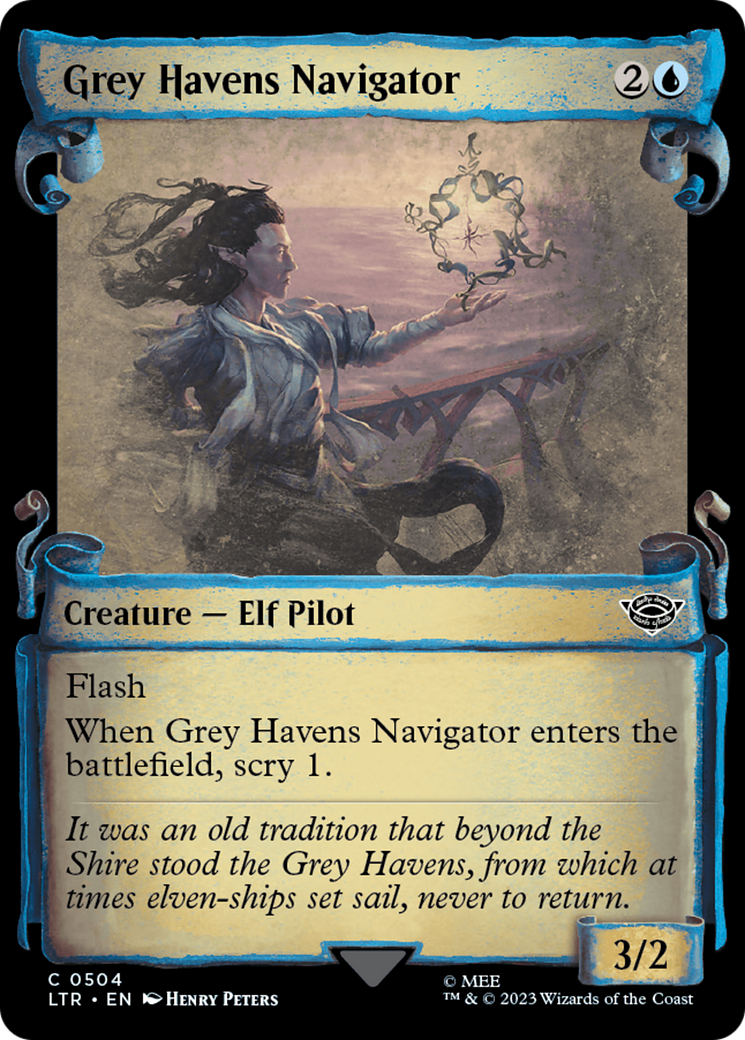 Grey Havens Navigator (Showcase) (504) Foil - The Lord of the Rings: Tales of Middle-earth