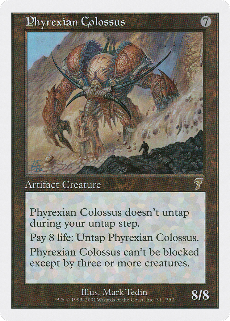 Phyrexian Colossus (311) Foil - Seventh Edition