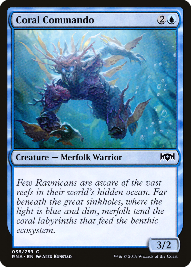 Coral Commando (036) - Ravnica Allegiance