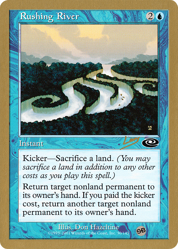 Rushing River - 2002 Raphael Levy (PLS) (SB) (Retro) - World Championship Decks 2002