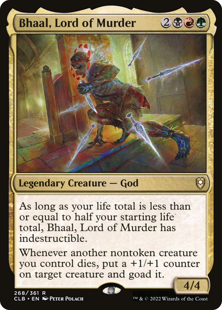 Bhaal, Lord of Murder (268) Foil - Commander Legends: Battle for Baldur's Gate