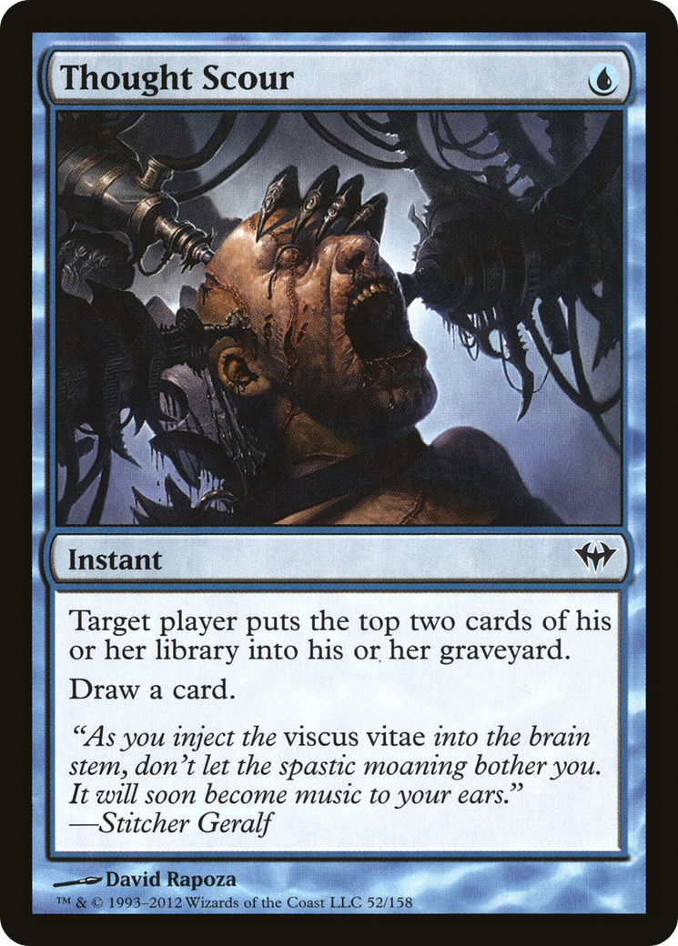 Thought Scour (052) Foil - Dark Ascension