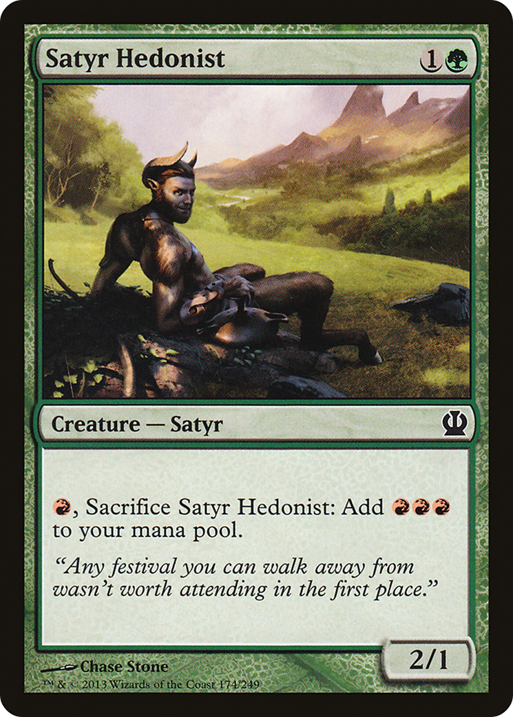 Satyr Hedonist (174) Foil - Theros