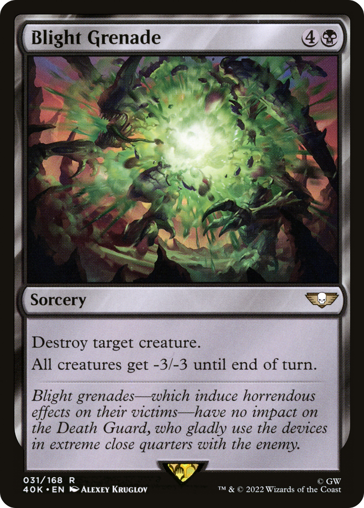Blight Grenade (031) - Warhammer 40,000 Commander