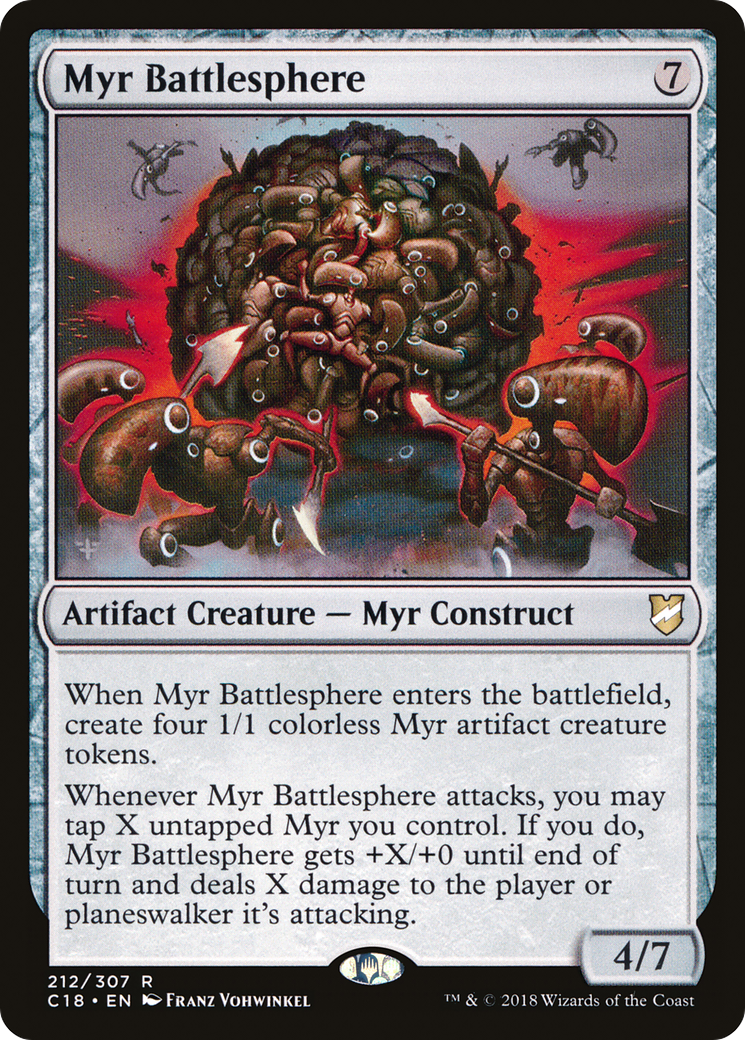 Myr Battlesphere (212) - Commander 2018