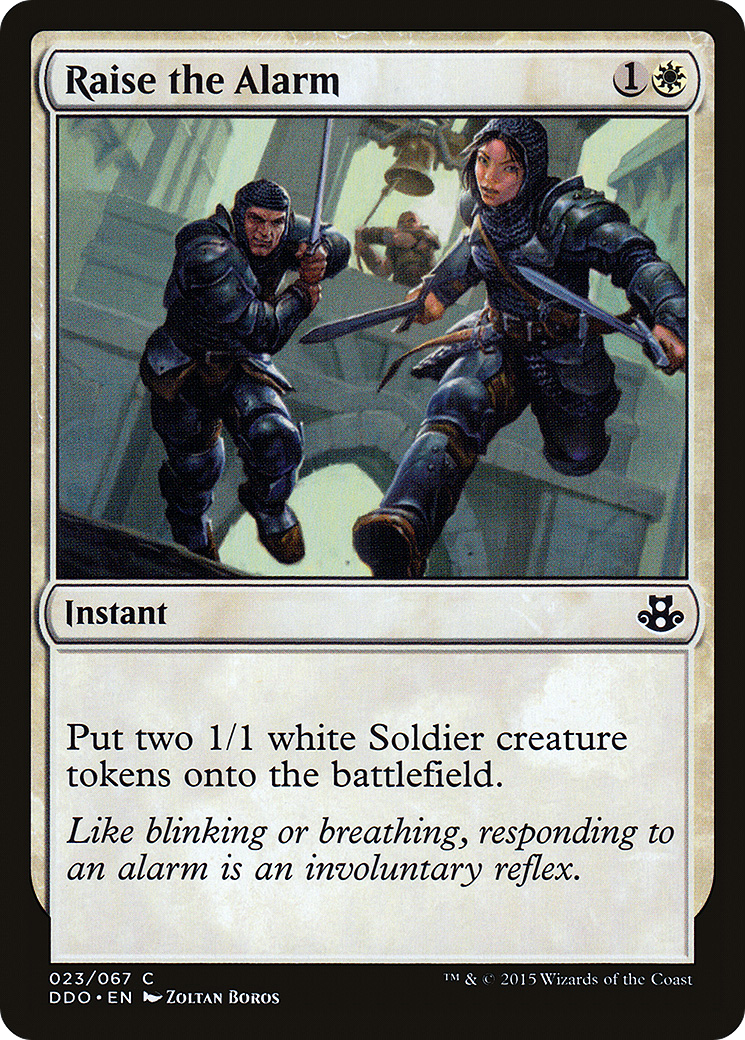 Raise the Alarm (023) - Duel Decks: Elspeth vs. Kiora