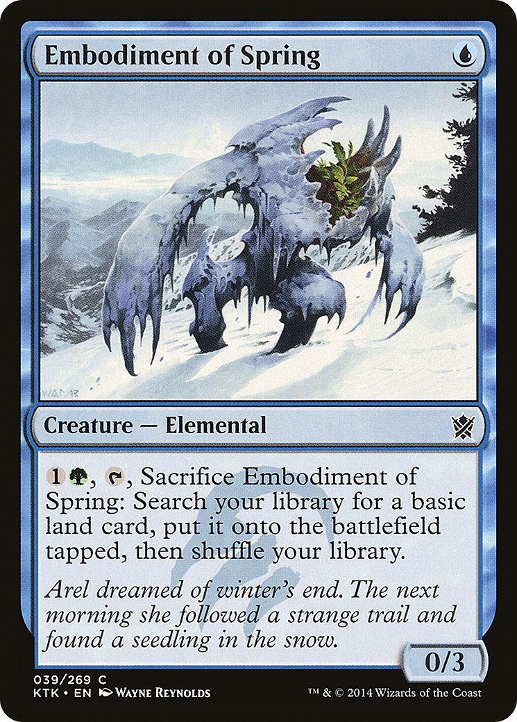 Embodiment of Spring (039) - Khans of Tarkir