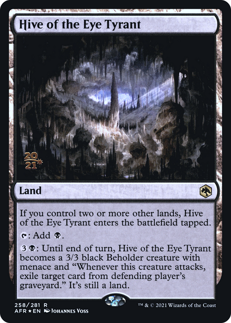 Hive of the Eye Tyrant (258) Foil - Adventures in the Forgotten Realms Promos
