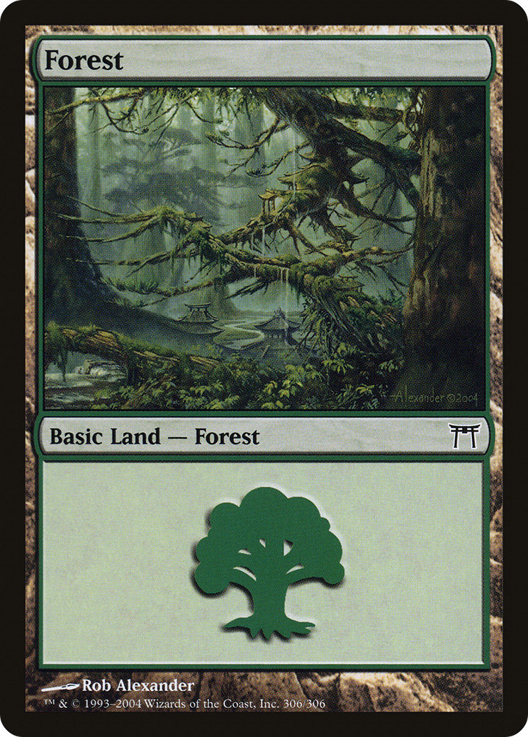 Forest (306) - Champions of Kamigawa