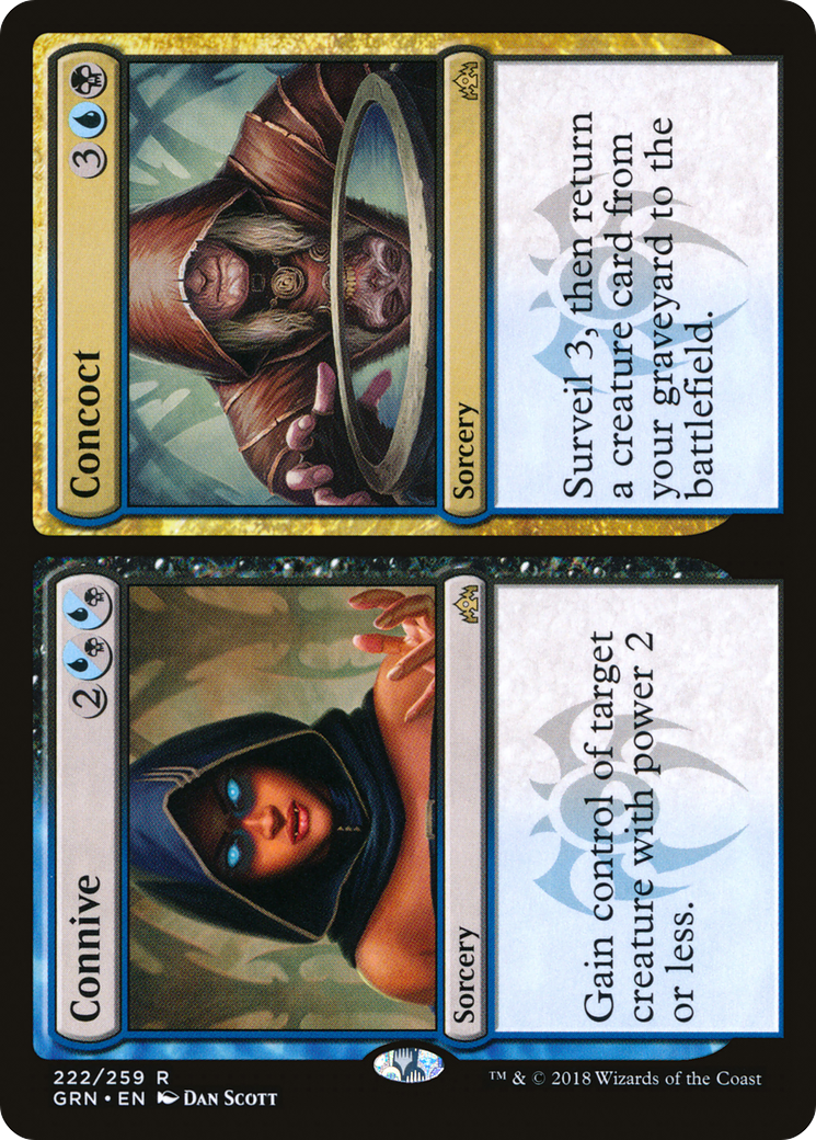 Connive // Concoct (222) - Guilds of Ravnica