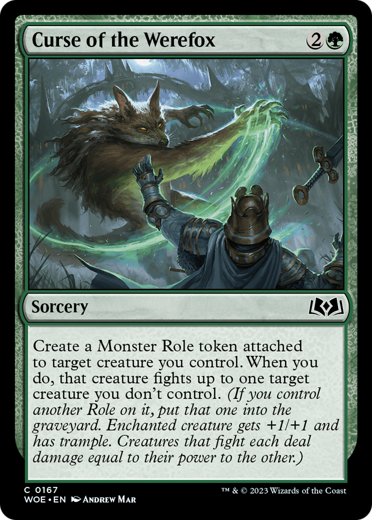 Curse of the Werefox (167) Foil - Wilds of Eldraine