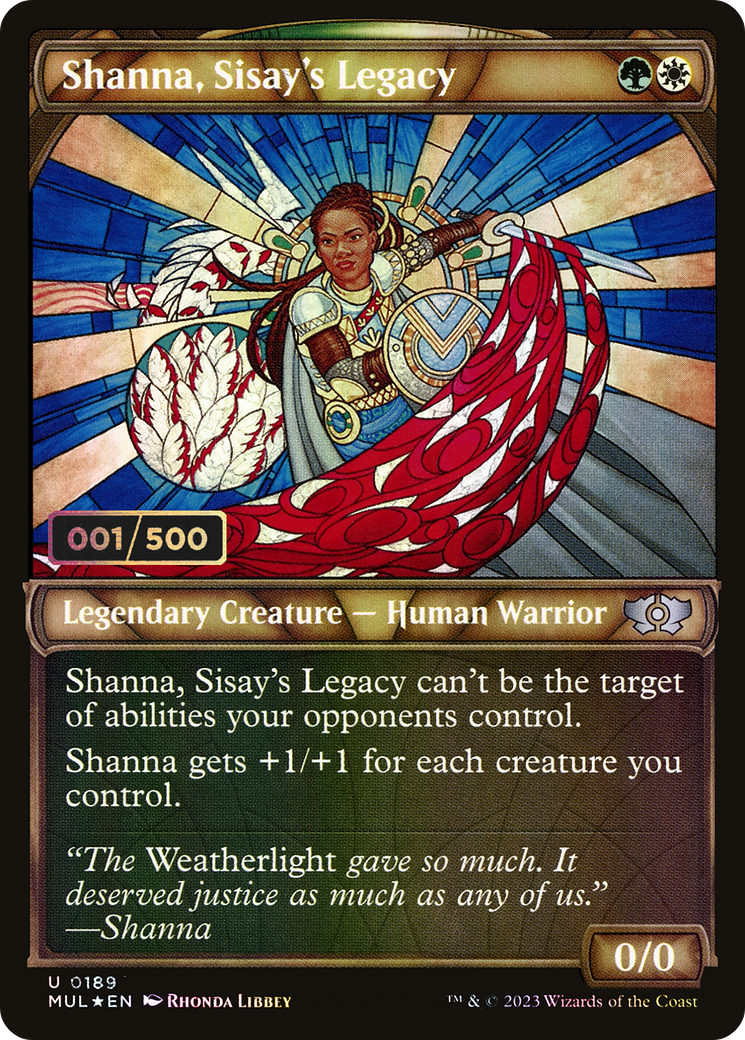 Shanna, Sisay's Legacy (Serial Numbered) (Showcase) (189) Foil - Multiverse Legends