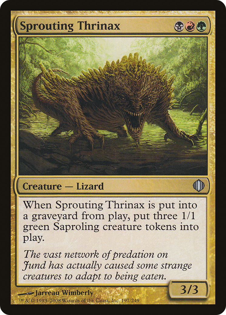 Sprouting Thrinax (197) Foil - Shards of Alara
