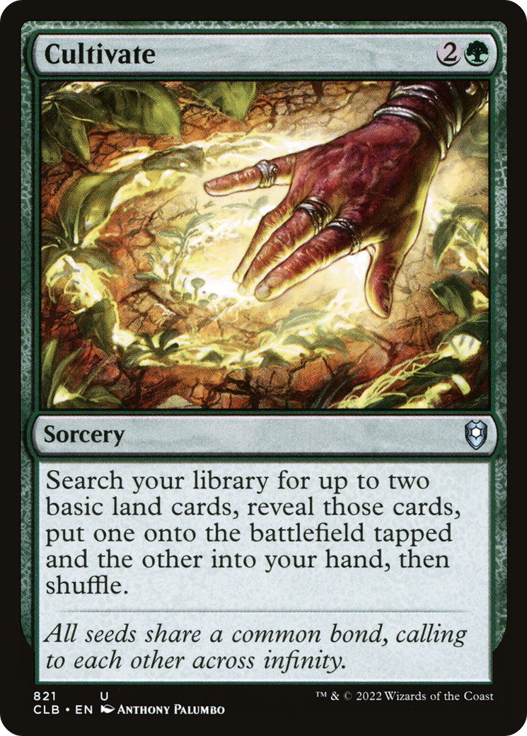 Cultivate (821) - Commander Legends: Battle for Baldur's Gate