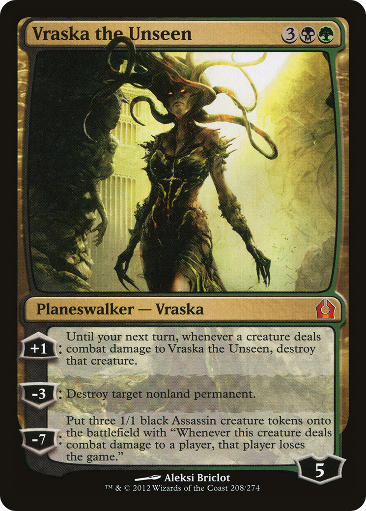 Vraska the Unseen (208) Foil - Return to Ravnica