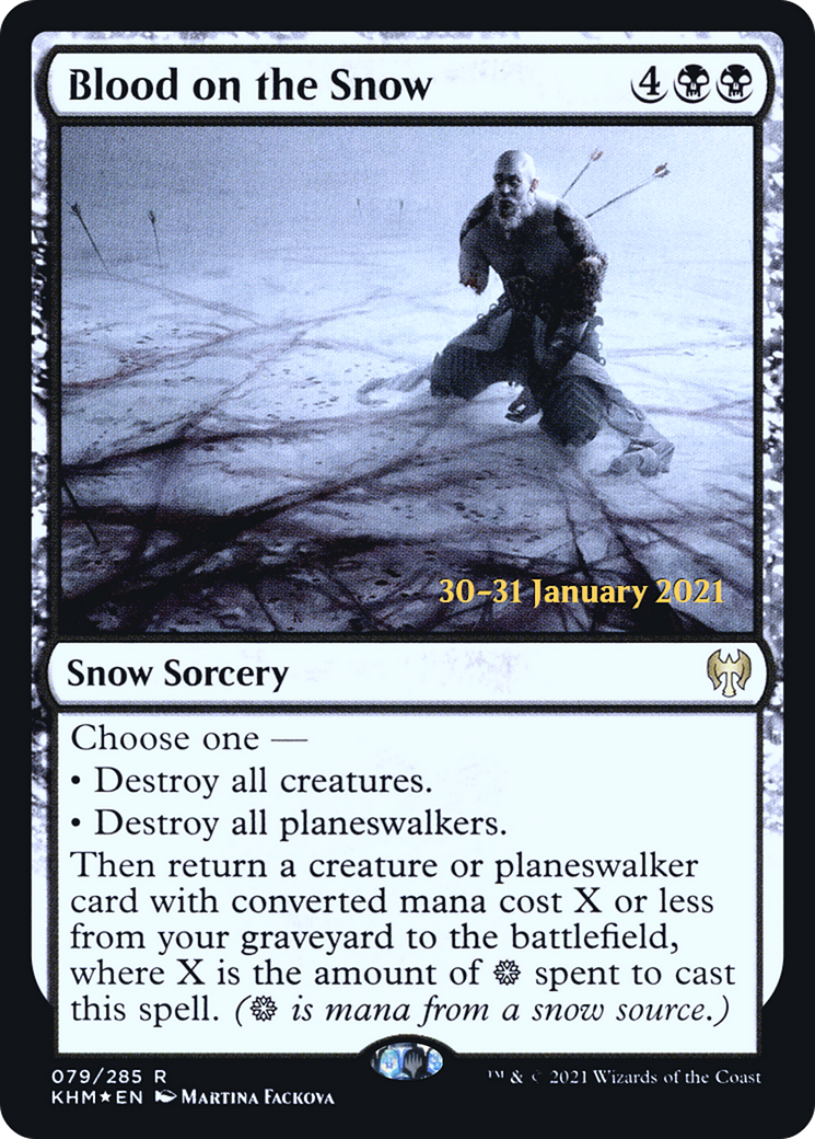 Blood on the Snow (79s) Foil - Kaldheim Promos