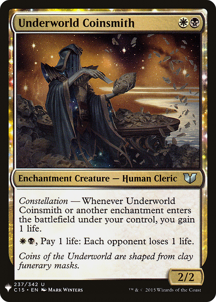 Underworld Coinsmith (C15-237) - The List
