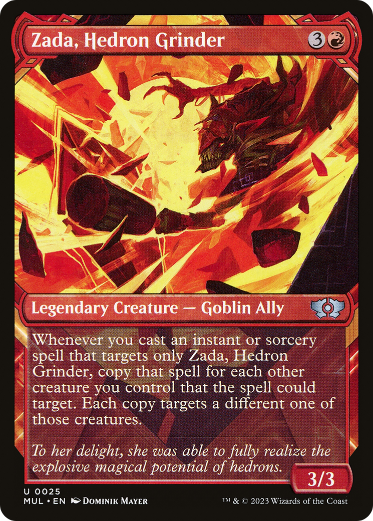 Zada, Hedron Grinder (Showcase) (025) Foil - Multiverse Legends
