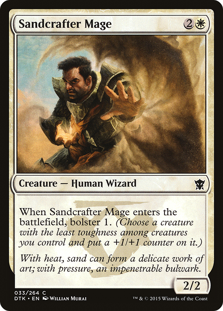 Sandcrafter Mage (033) Foil - Dragons of Tarkir