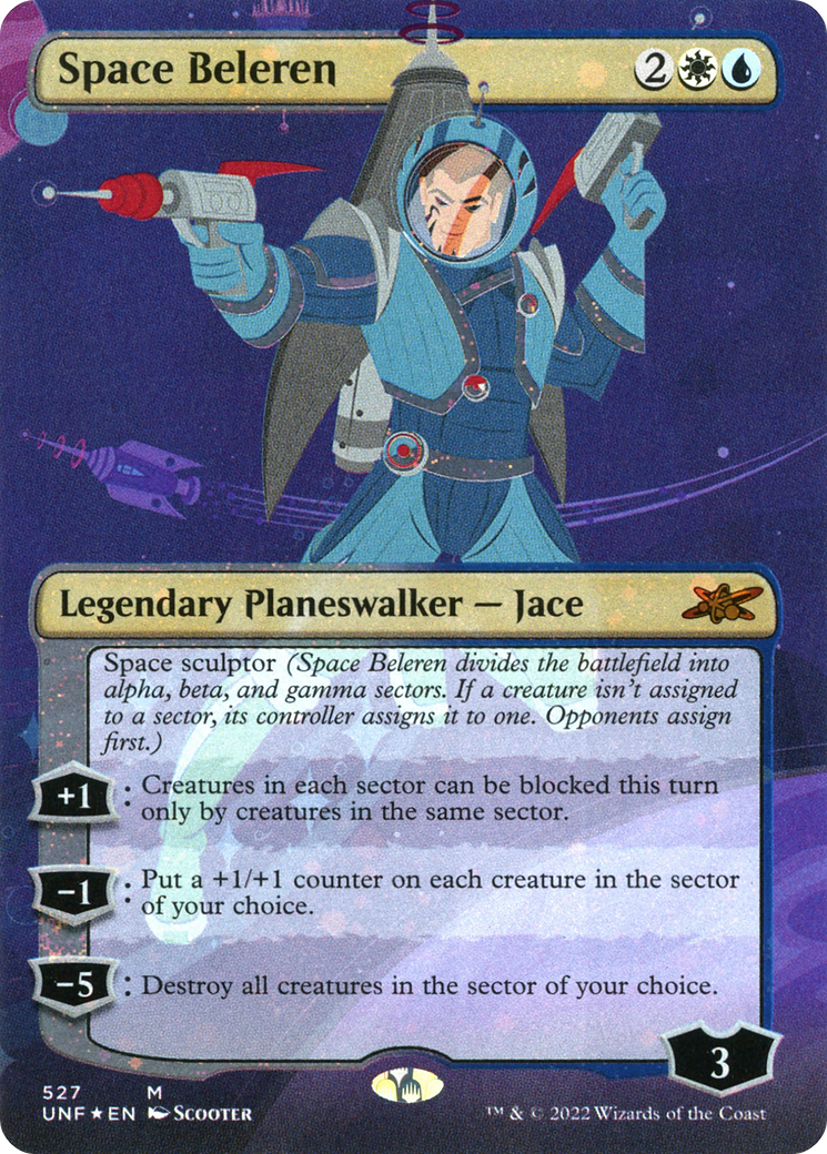 Space Beleren (Borderless) (Galaxy Foil) (527) Foil - Unfinity
