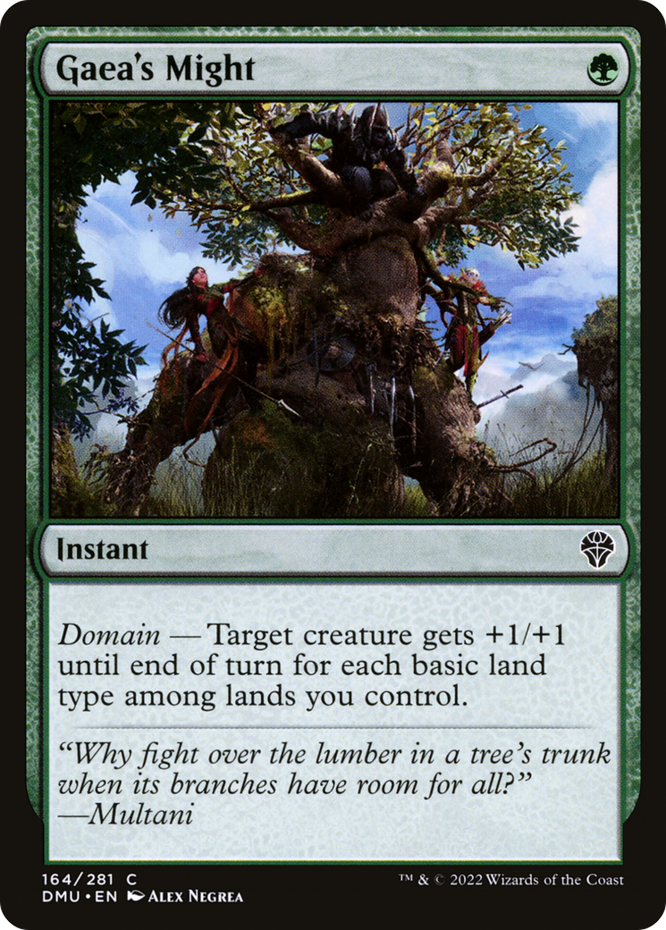 Gaea's Might (164) - Dominaria United