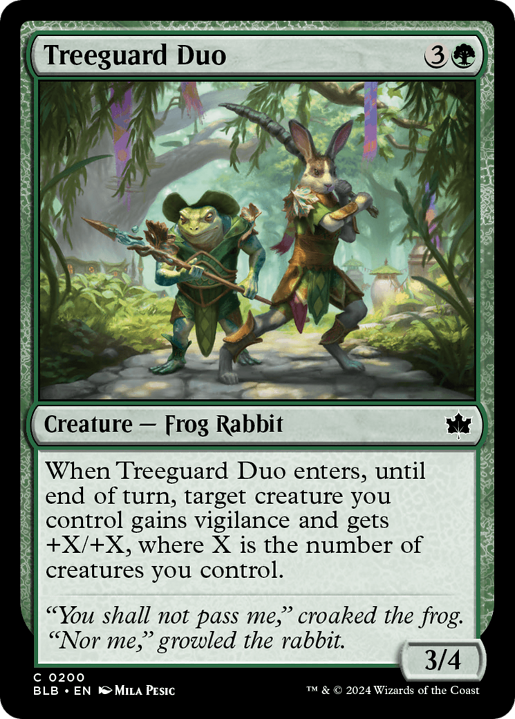 Treeguard Duo (200) Foil - Bloomburrow